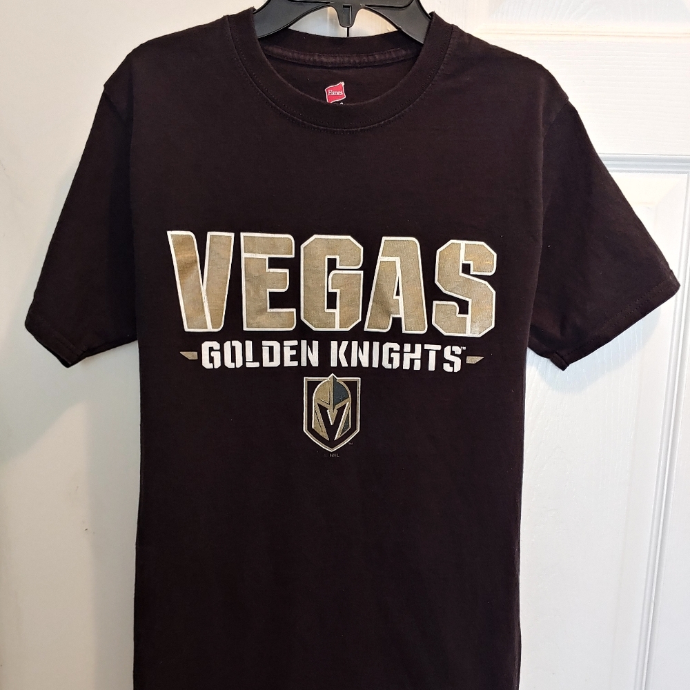 Las Vegas Golden Knights NHL Hanes Black T-shirt